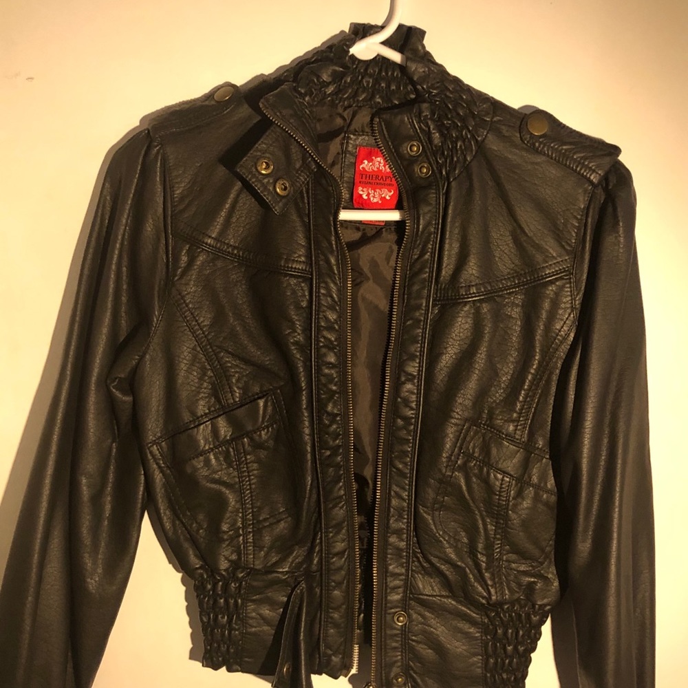 Leather jacket